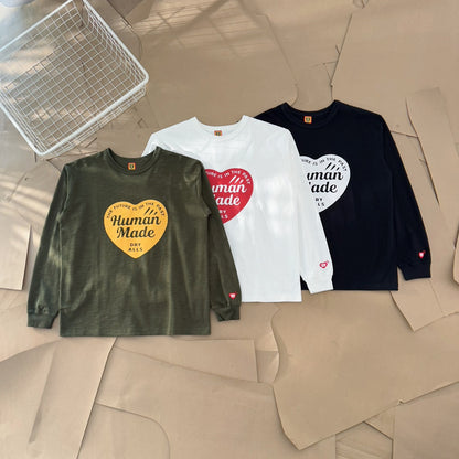 [New] Human Made Graphic Heart Longsleeve Tee