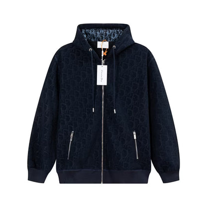 [New] Dior Oblique Zip Up Hoodie