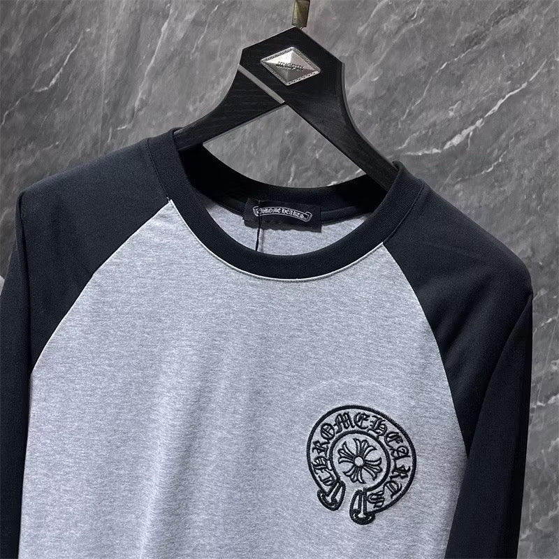 [New] Chrome Hearts Raglan Longsleeve Tee