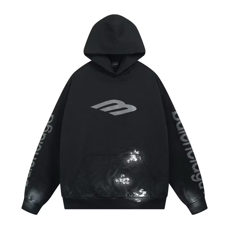[New] Balenciaga Graphic Oversized Hoodie