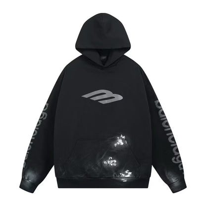 [New] Balenciaga Graphic Oversized Hoodie
