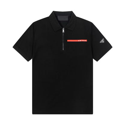 [New] Prada Technical Polo Shirt