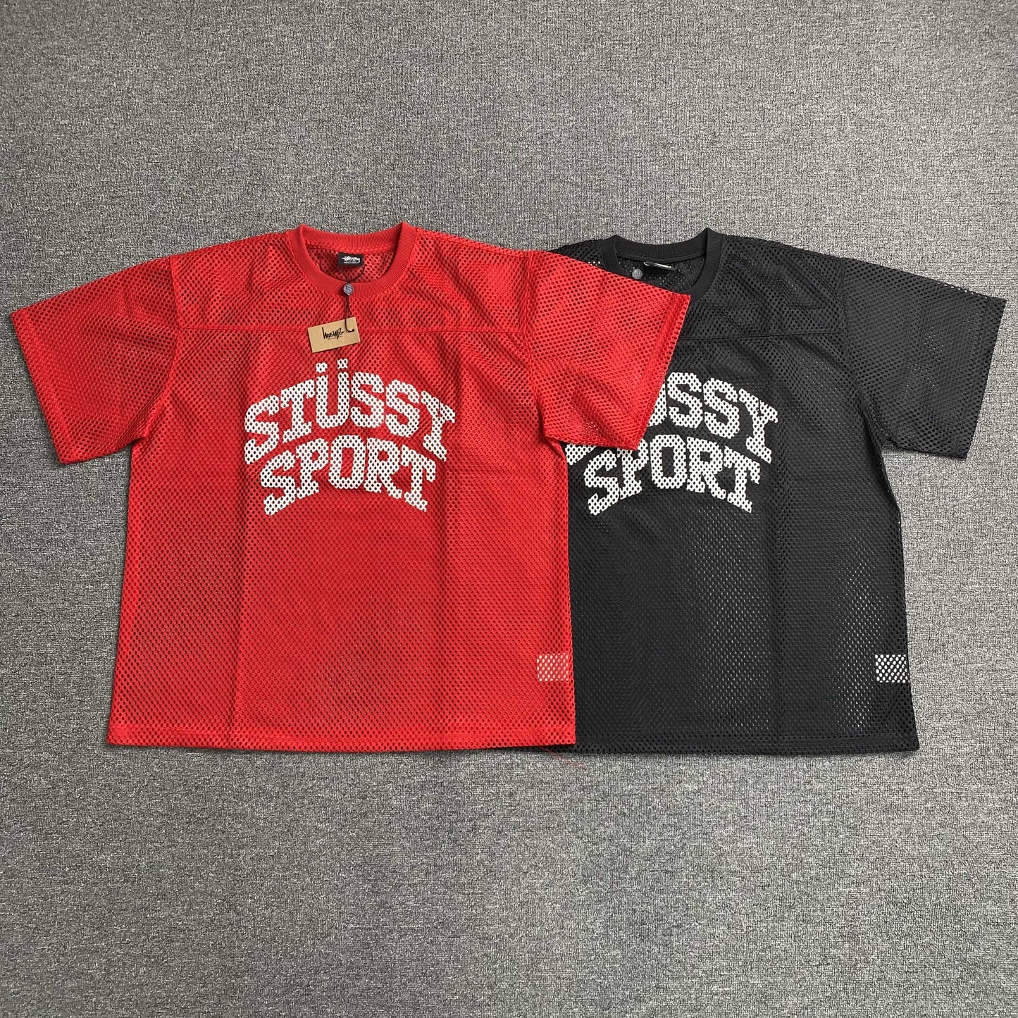 [New] Stussy Sport Mesh Jersey Tee