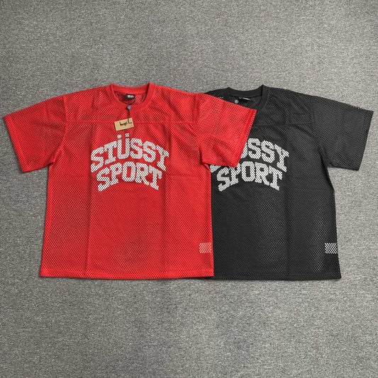 [New] Stussy Sport Mesh Jersey Tee