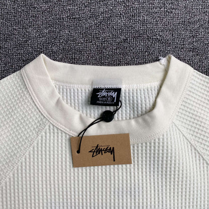 [New] Stussy Logo Waffle Tee