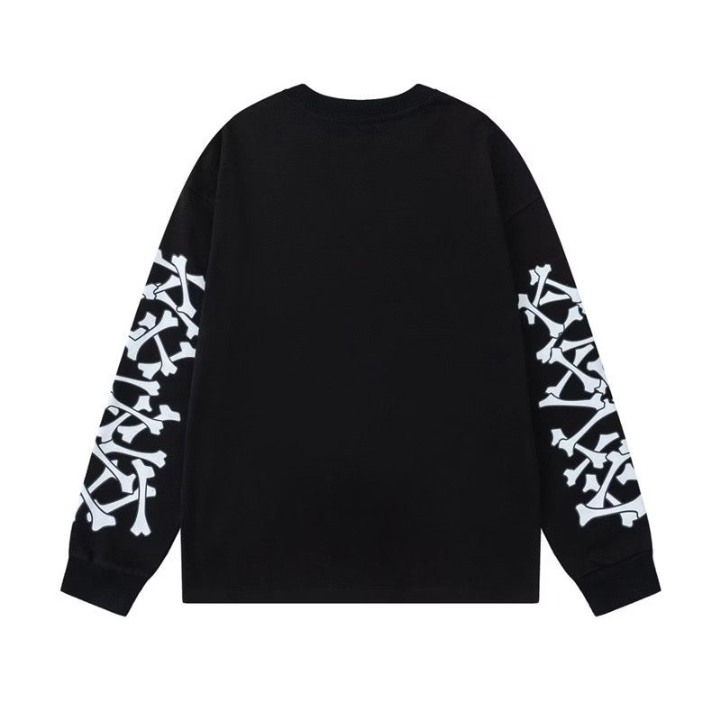 [New] Amiri Hollywood Bones Graphic Longsleeve Tee