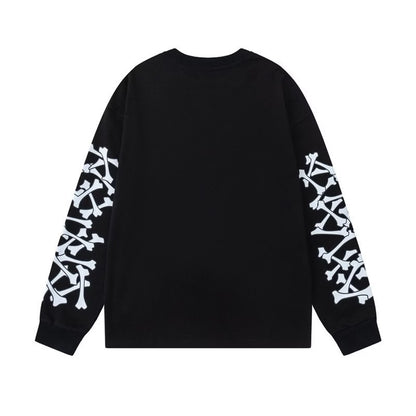 [New] Amiri Hollywood Bones Graphic Longsleeve Tee