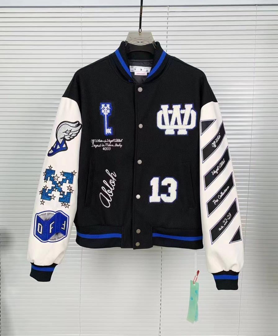 Off White "Virgil" Varsity Jacket