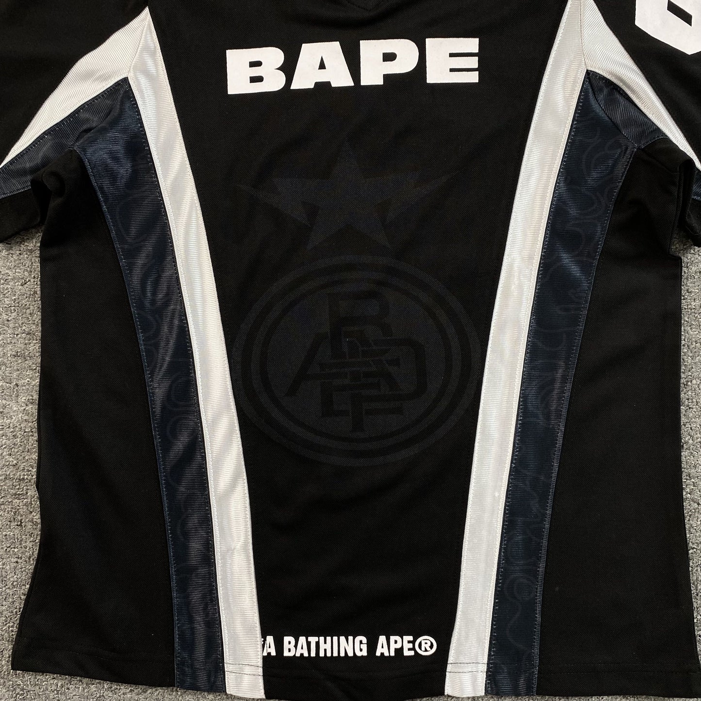 [New] Bape Football Jersey Tee