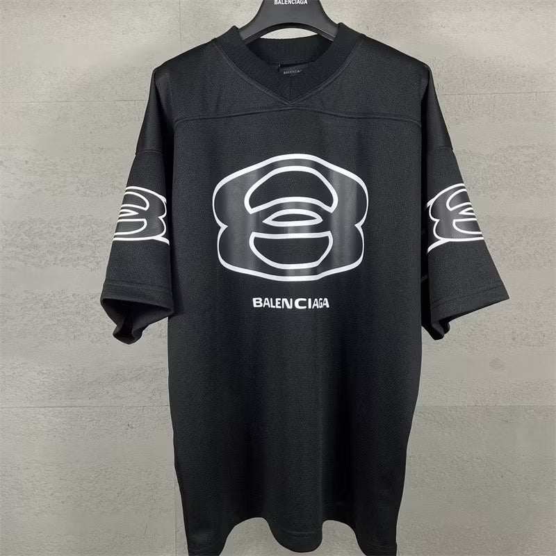 [New] Balenciaga '25' Football Jersey Tee