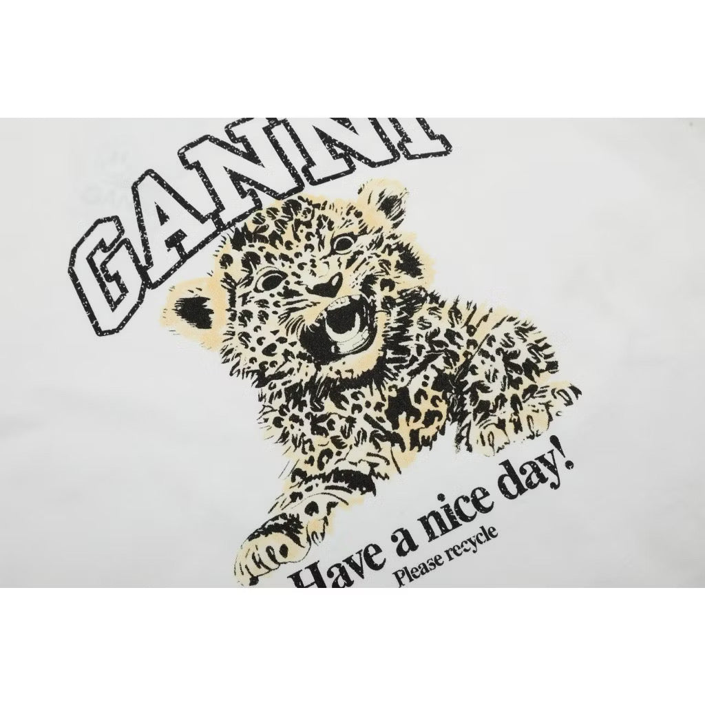 [New] Ganni ‘Leopard’ Tee