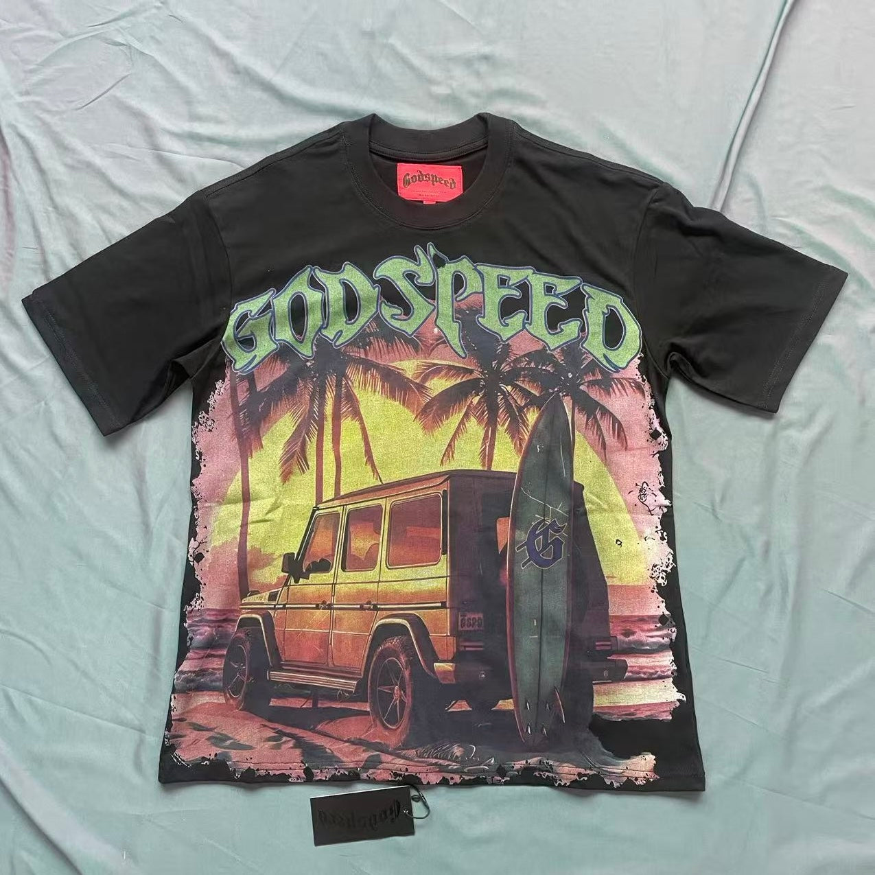 [New] Godspeed Sunset Graphic Tee