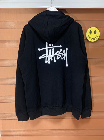 Stus/sy Zip Hoodie (Black)