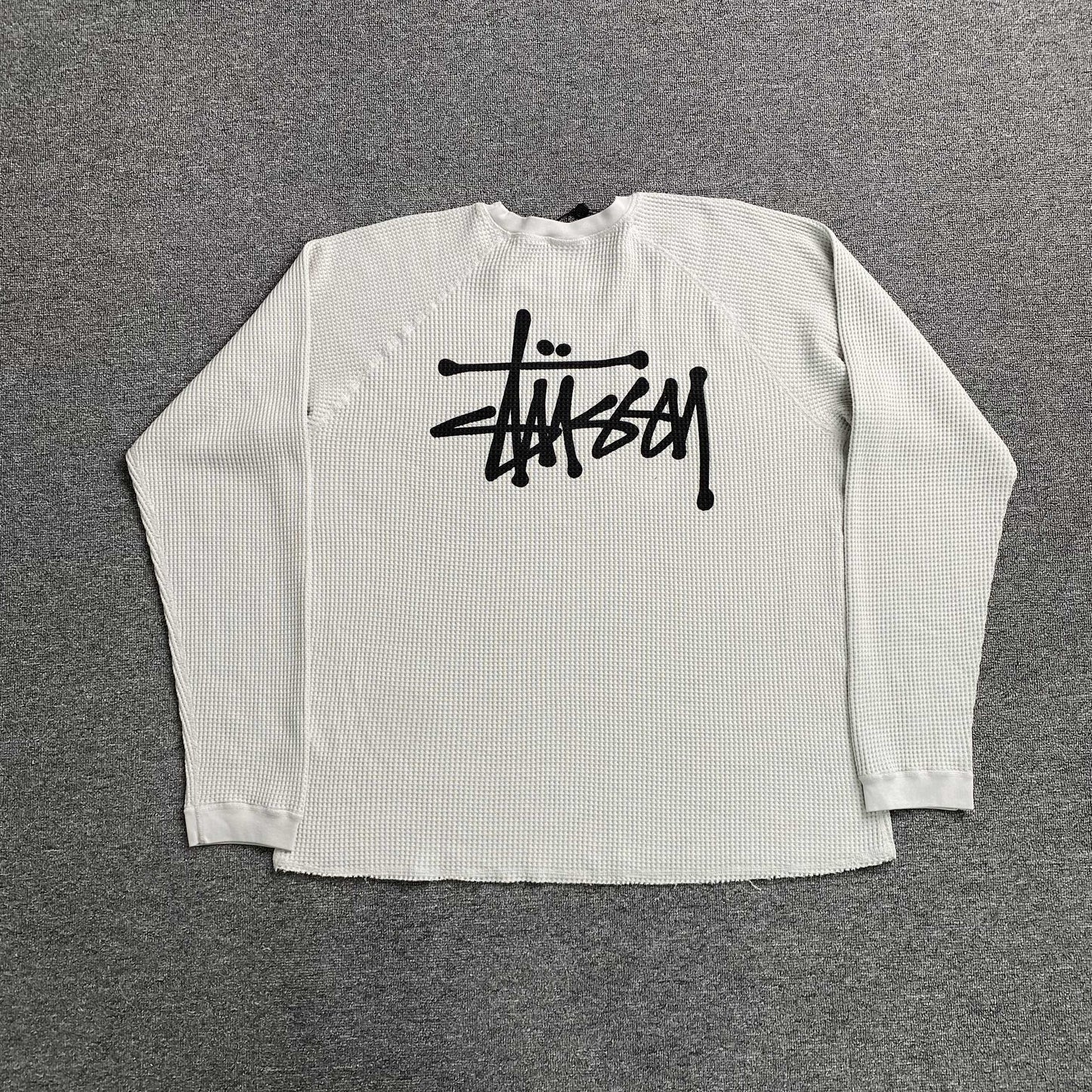 [New] Stussy Waffle Longsleeve Tee