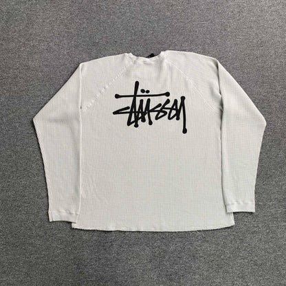 [New] Stussy Waffle Longsleeve Tee