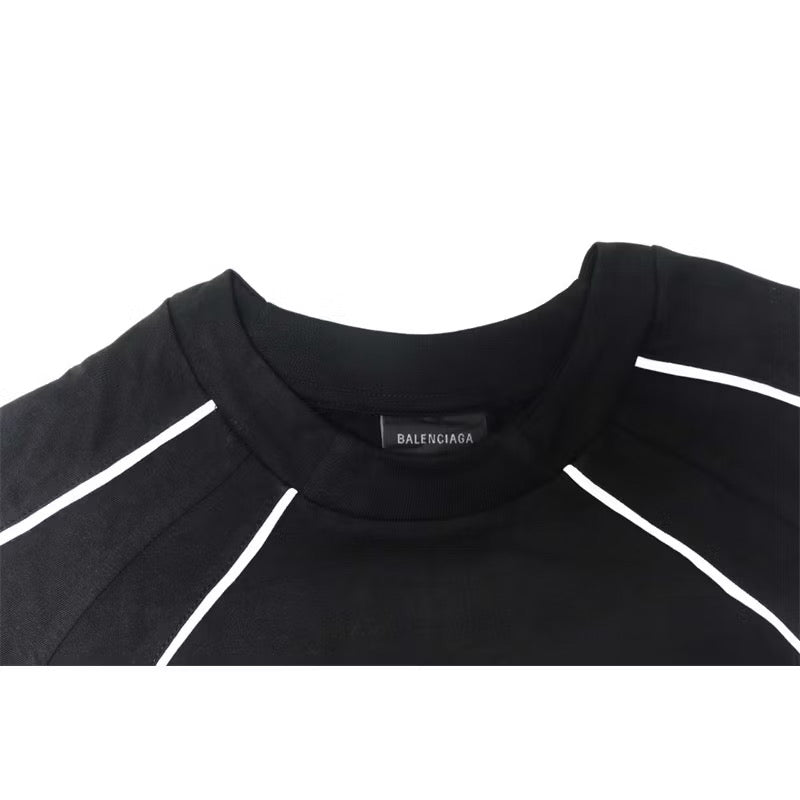 Balenciaga Football Jersey Tee (Black)