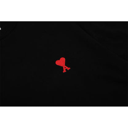 [New] Ami Small Heart Logo Knitted Tee