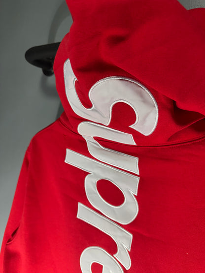 [New] Supreme Back Print Logo Hoodie