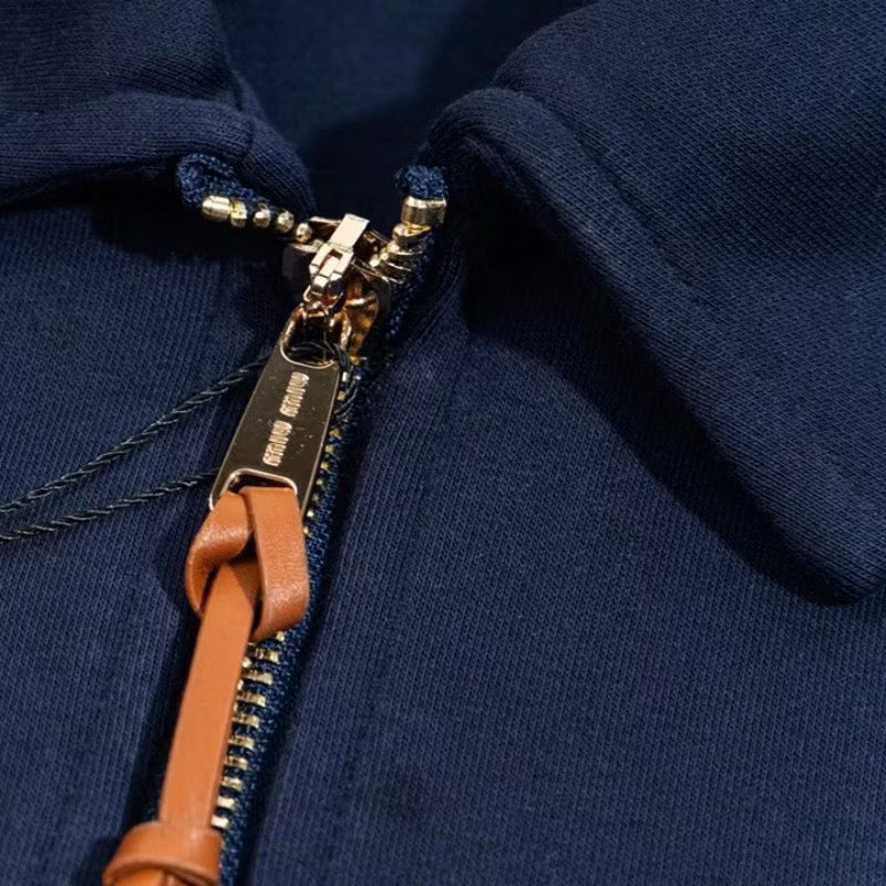 [New] MiuMiu Jersey Blouson Jacket