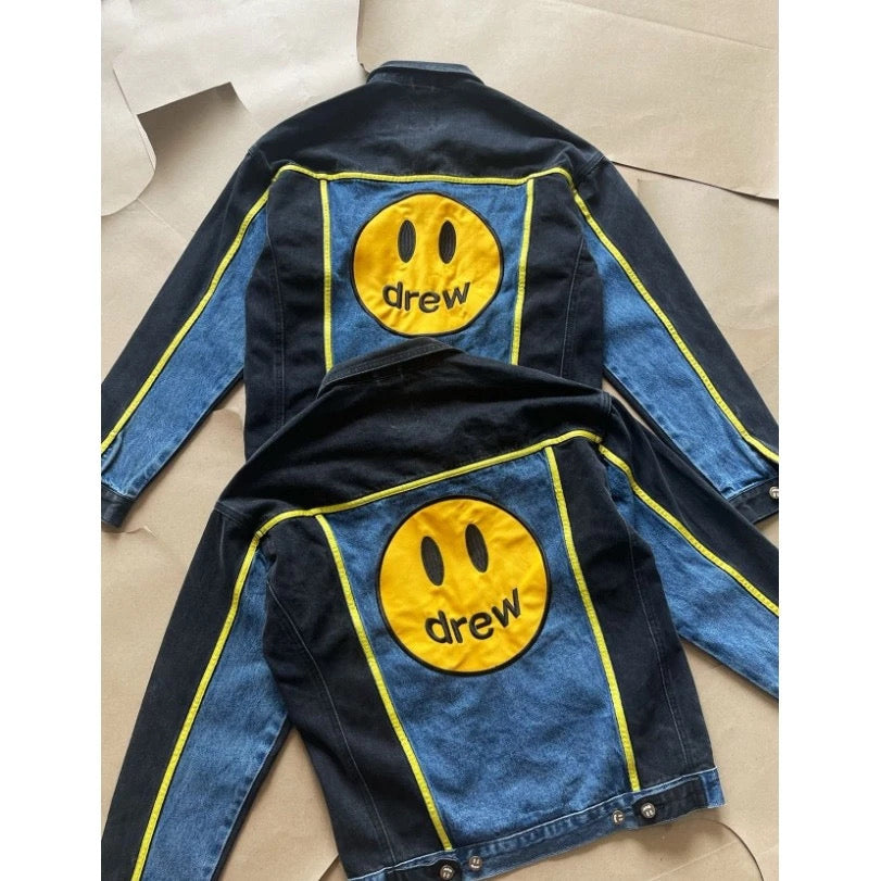 [New] Drew House Mascot Denim Jacket