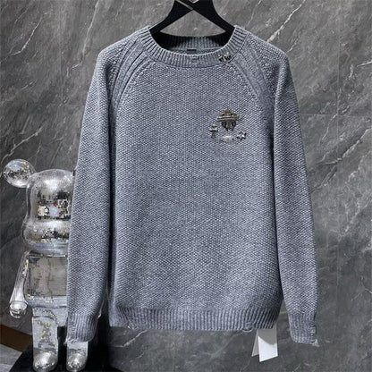 [New] Chrome Hearts 3D Emblem Cross Knitted Sweater