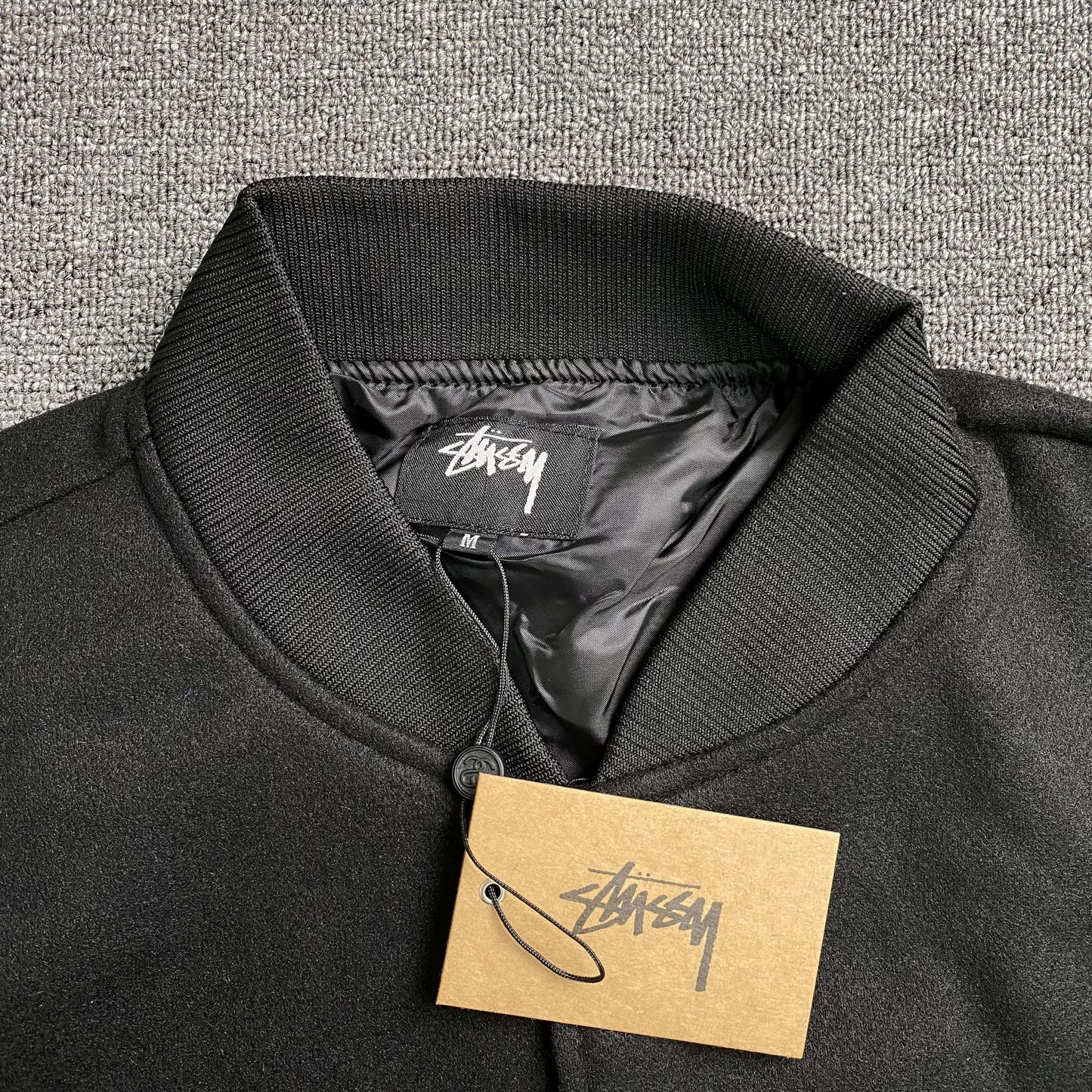 [New] Stussy x CDG Varsity Jacket