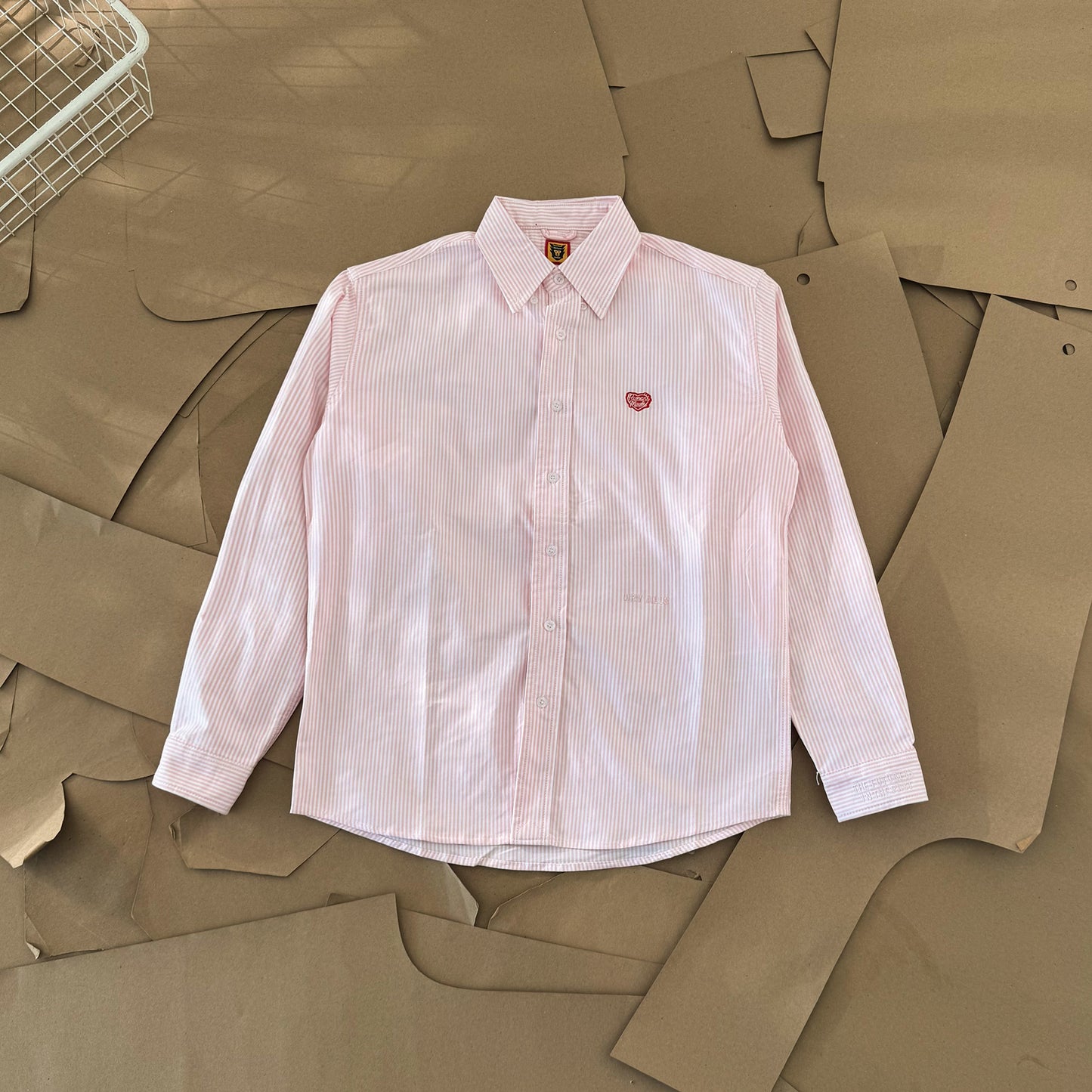 [New] Human Made Pinstripe Buttondown Polo Longsleeve