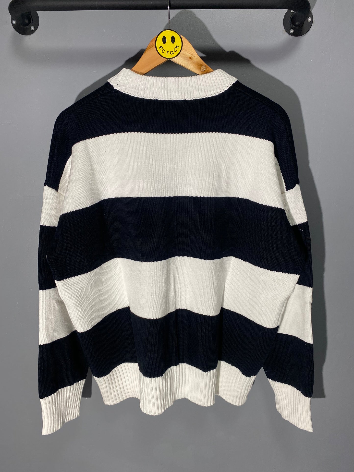 Ami Paris Knitted Stripe Sweatshirt