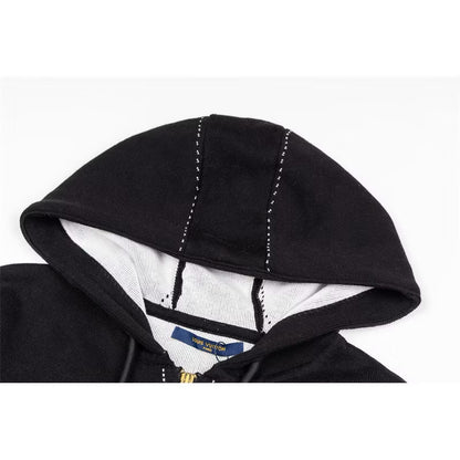 [New] Louis Vuitton Intarsia Zip Up Hoodie