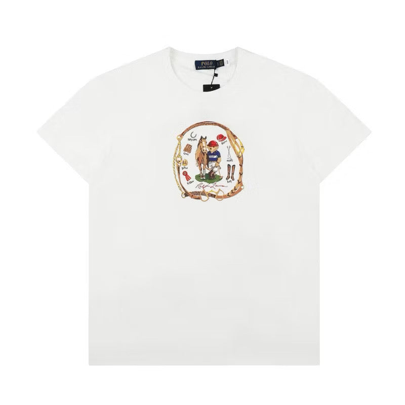 [New] Ralph Lauren Polo Bear Horse Graphic Tee