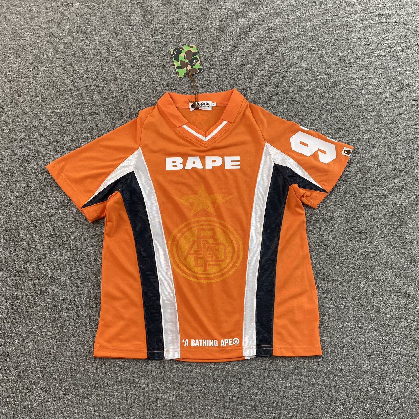 [New] Bape Football Jersey Tee