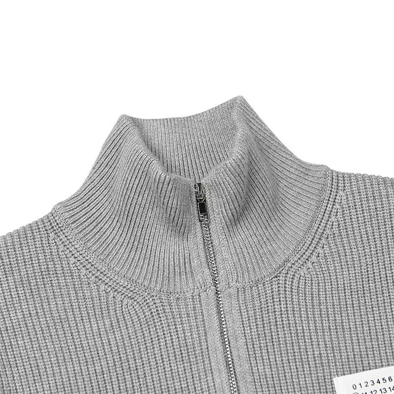 [New] Maison Margiela Full Zip Knit Sweater