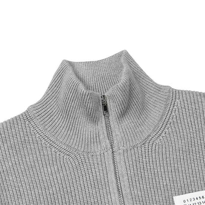 [New] Maison Margiela Full Zip Knit Sweater