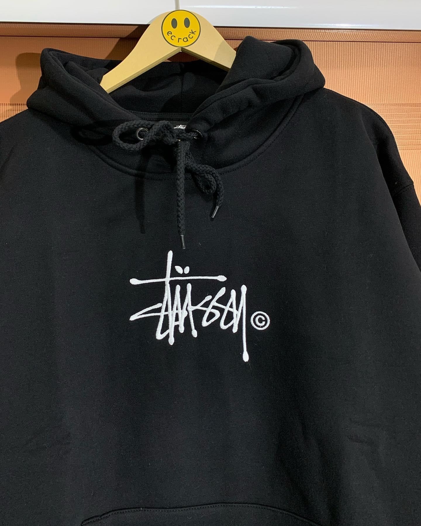 Stus/sy Embroidered Logo Hoodie