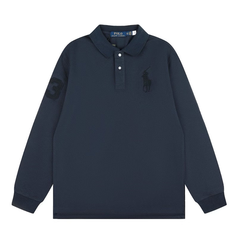 [New] Ralph Lauren Big Pony Long Sleeve Polo Shirt