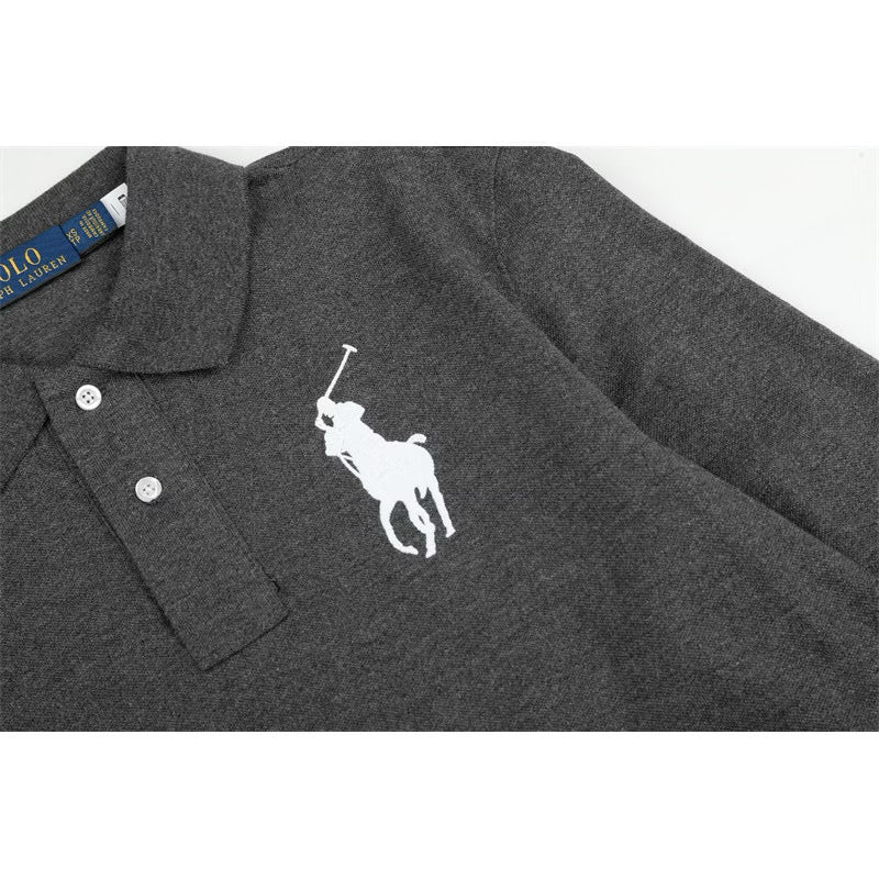 [New] Ralph Lauren Big Pony Long Sleeve Polo Shirt