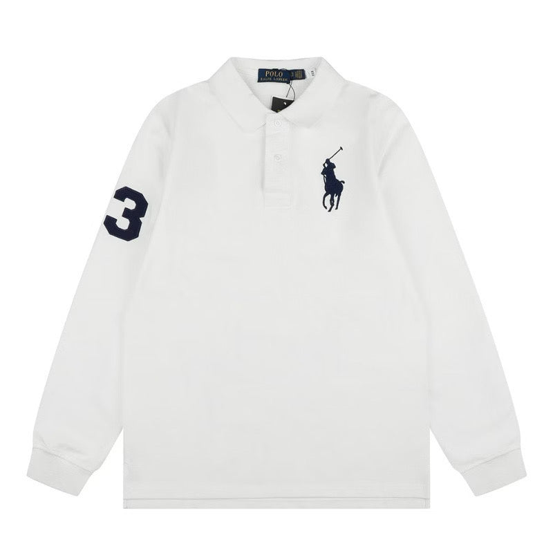 [New] Ralph Lauren Big Pony Long Sleeve Polo Shirt