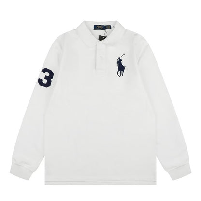 [New] Ralph Lauren Big Pony Long Sleeve Polo Shirt