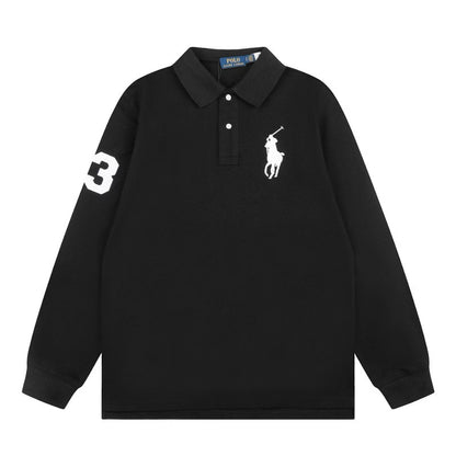 [New] Ralph Lauren Big Pony Long Sleeve Polo Shirt