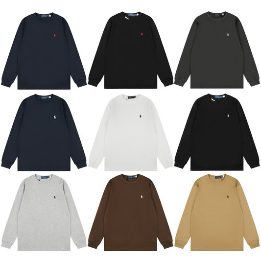 [New] Ralph Lauren Small Pony Long Sleeve Tee