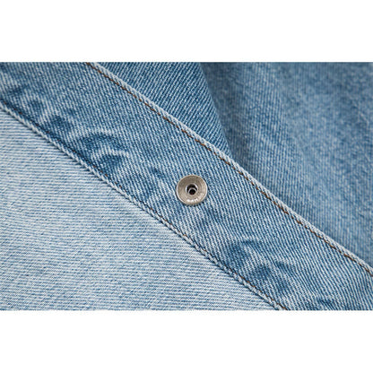 [New] Ami Paris Denim Button-down Longsleeve Shirt