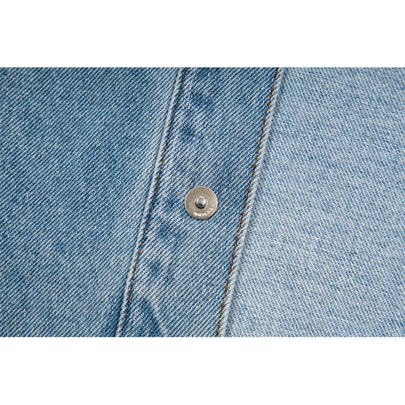 [New] Ami Paris Denim Button-down Longsleeve Shirt