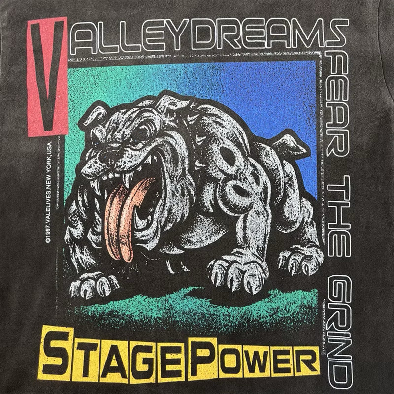 [New] Vale Forever 'Stage Power' Graphic Tee 'Washed Black'