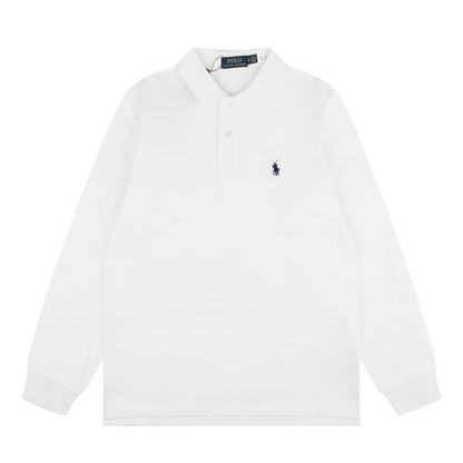 [New] Ralph Lauren Small Logo Long Sleeve Polo Shirt