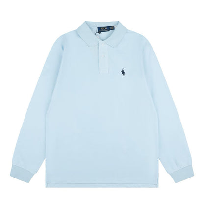 [New] Ralph Lauren Small Logo Long Sleeve Polo Shirt