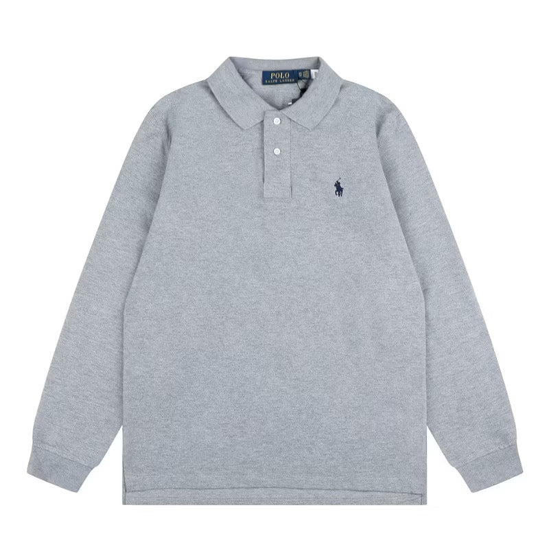 [New] Ralph Lauren Small Logo Long Sleeve Polo Shirt