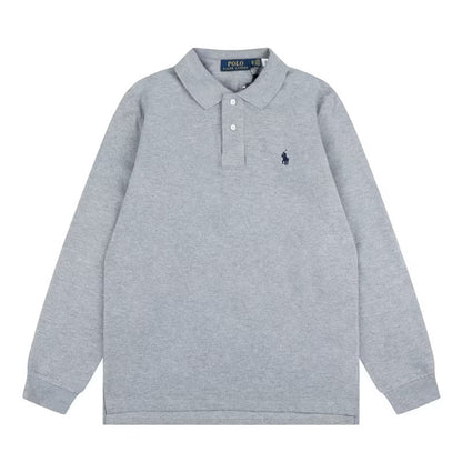 [New] Ralph Lauren Small Logo Long Sleeve Polo Shirt
