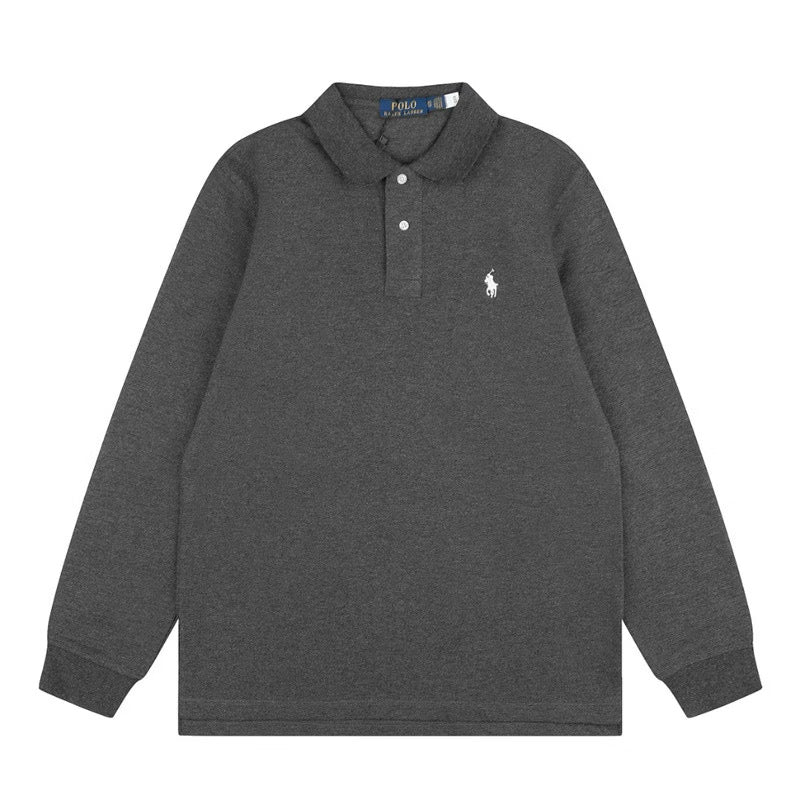 [New] Ralph Lauren Small Logo Long Sleeve Polo Shirt