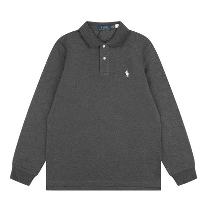 [New] Ralph Lauren Small Logo Long Sleeve Polo Shirt