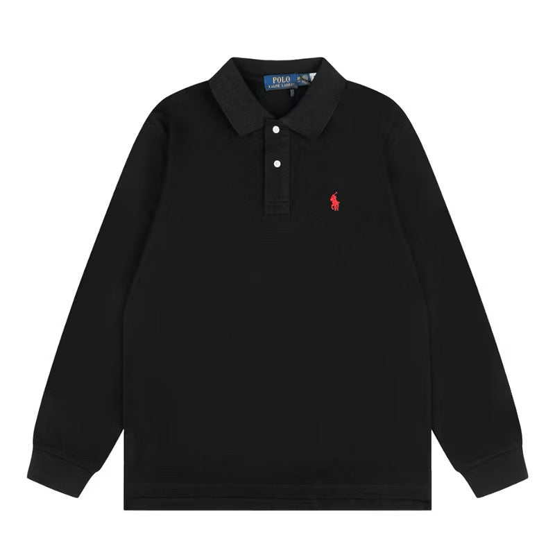 [New] Ralph Lauren Small Logo Long Sleeve Polo Shirt